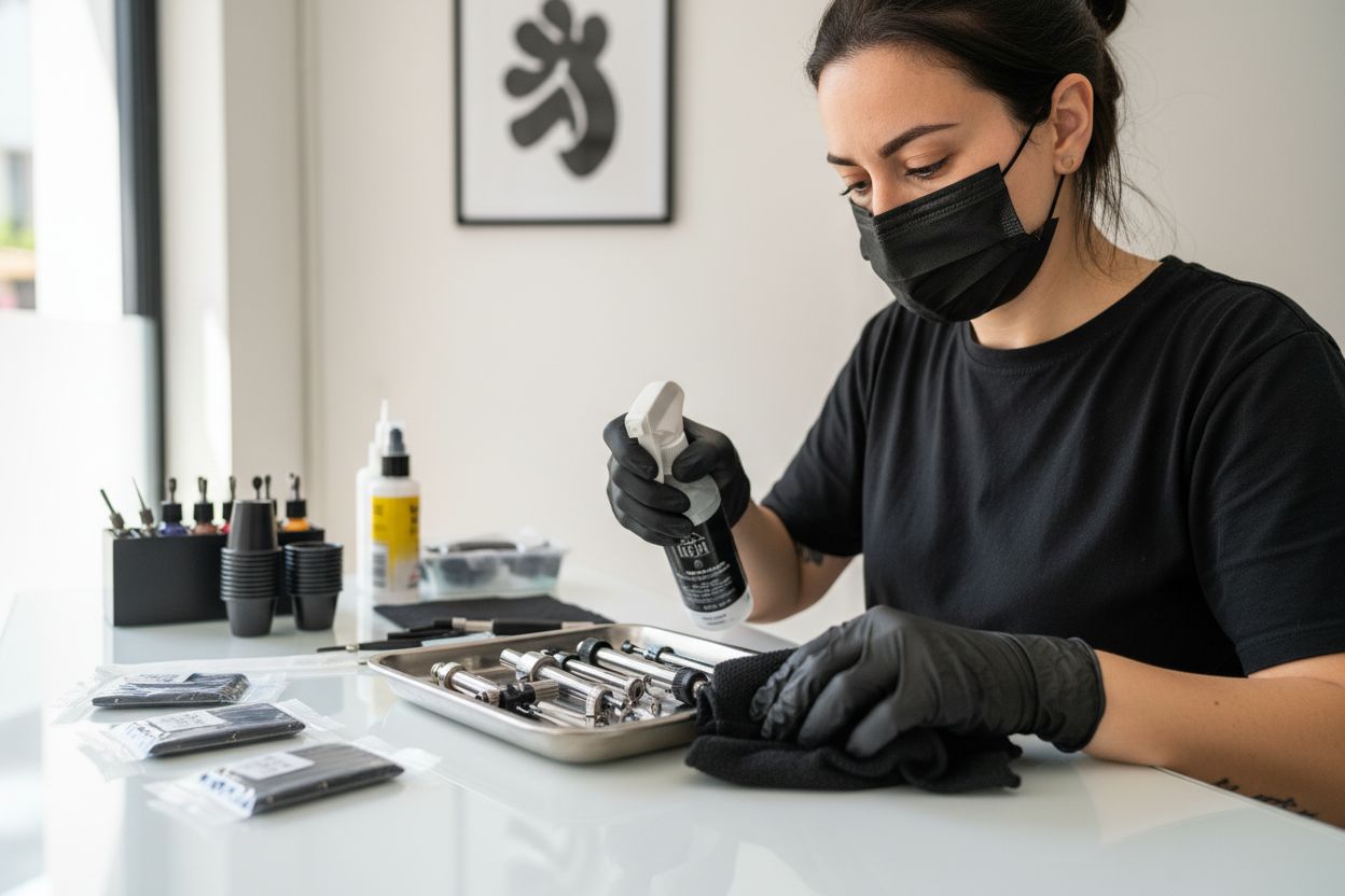 τατουάζ στούντιο υγιεινή