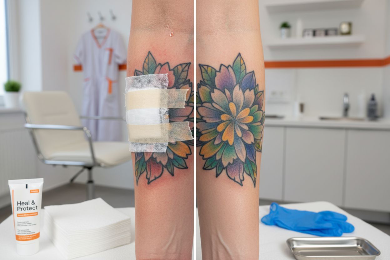 Tattoo Heilungsprozess Detail