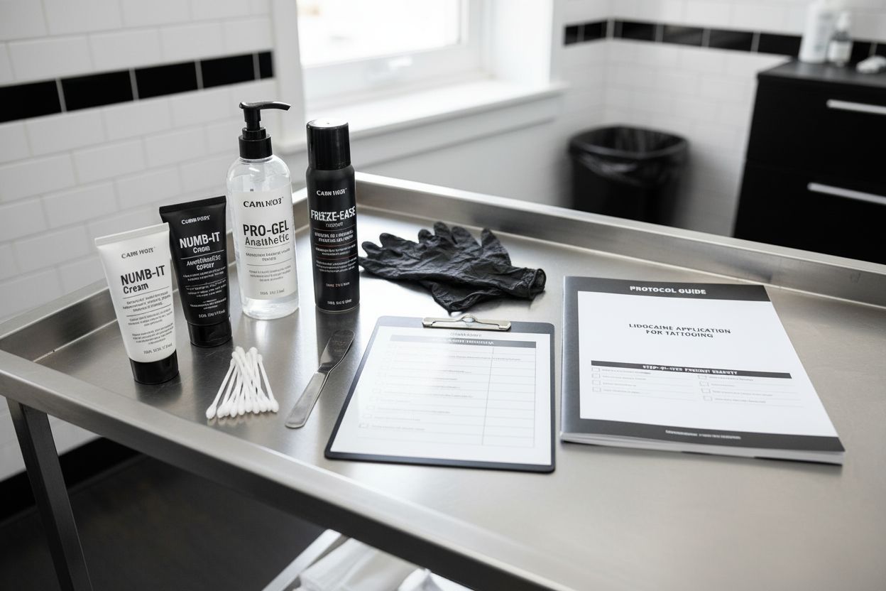 anesthetic tattoo preparation