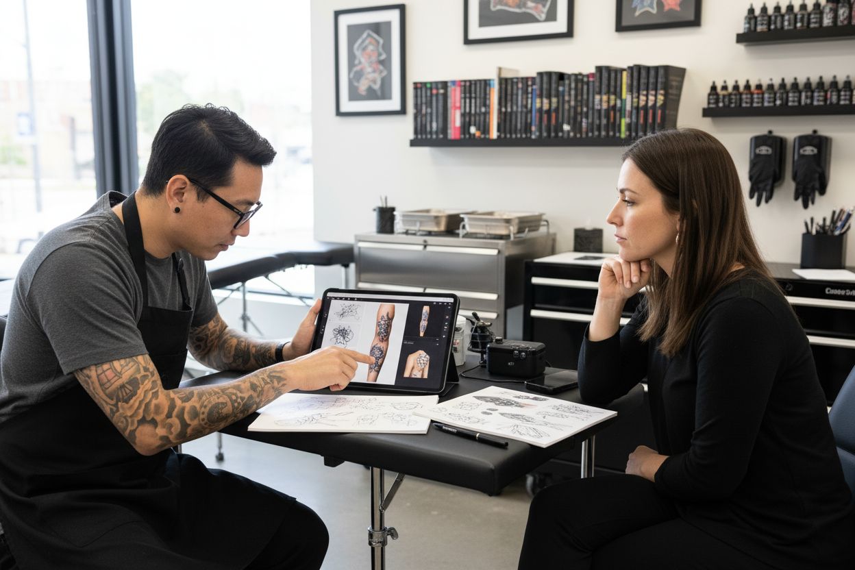 tattoo consultation studio