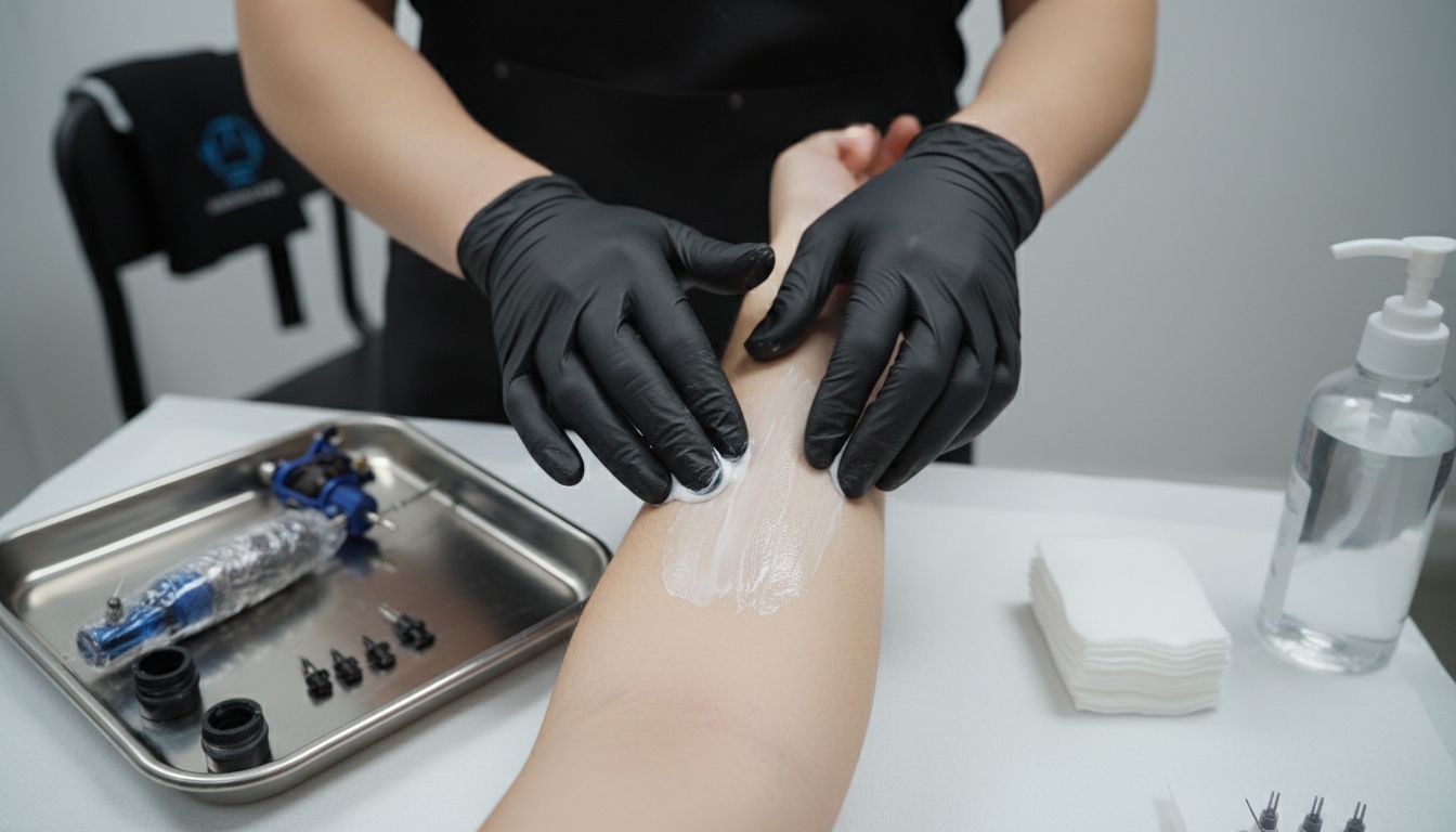 érzéstelenítő krém felvitele