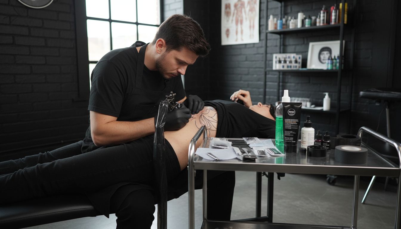 tetoválási folyamat érzékeny testrészek