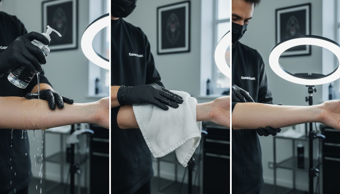 skin preparation tattoo