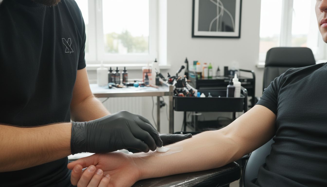 tetováló krém alkalmazás