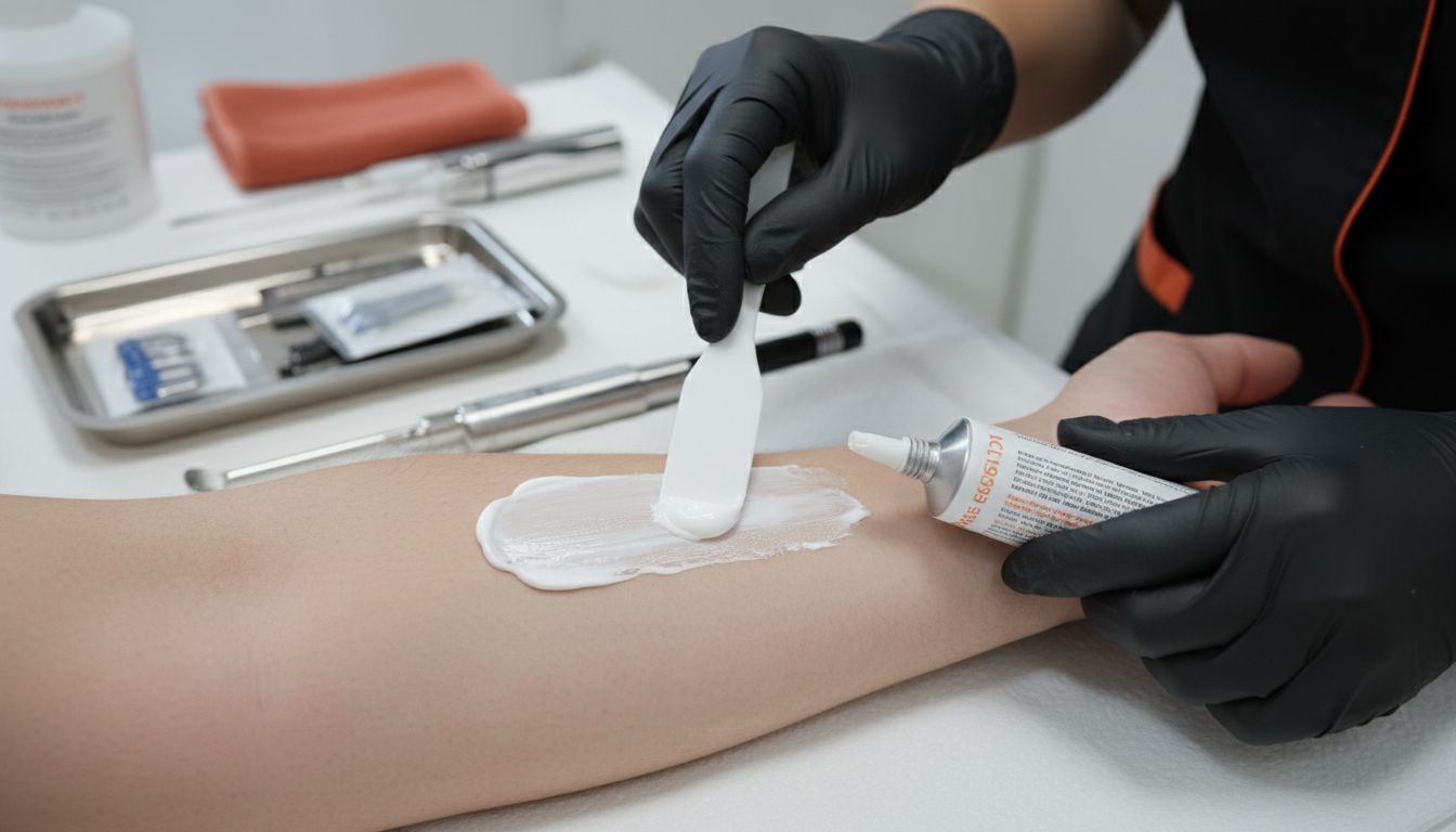 Tattoo Betäubungscreme Anwendung