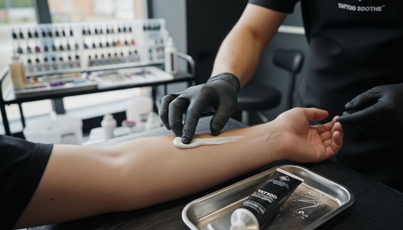 applicazione crema anestetica