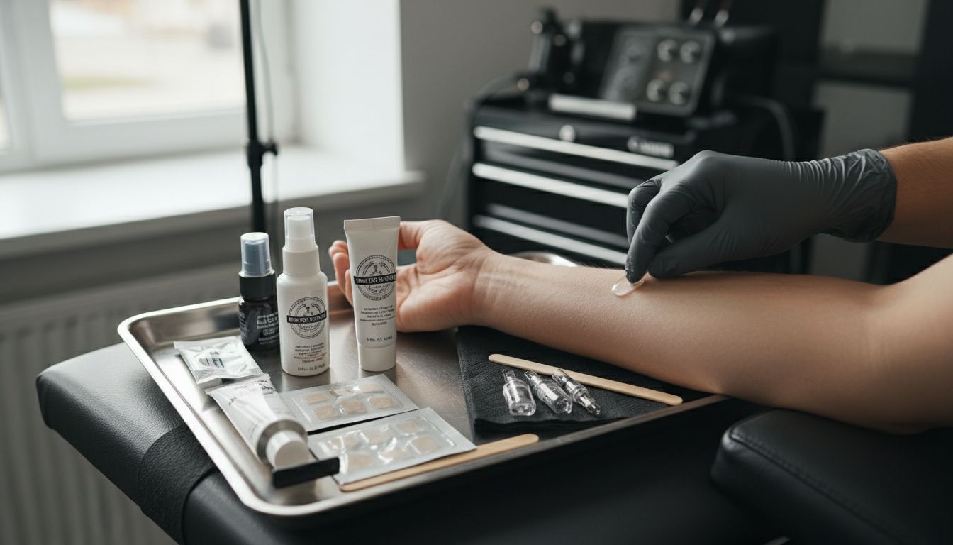 divers anesthésiants tatouage