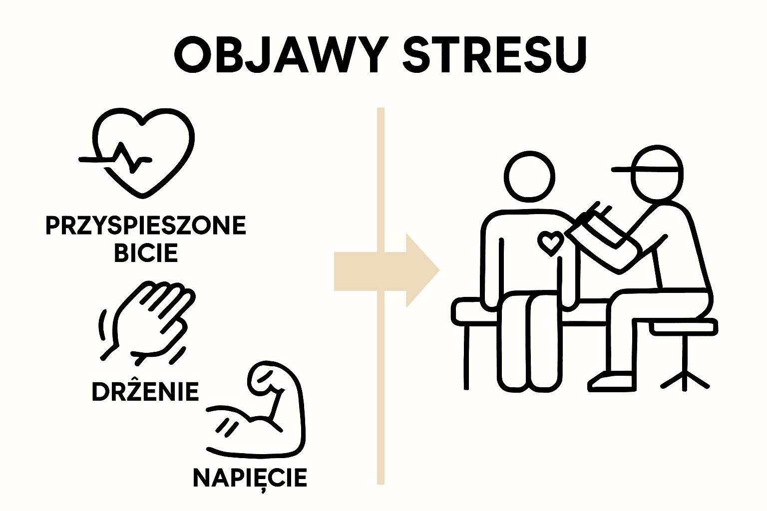 Objawy stresu przed tatuażem i wpływ na zabieg.