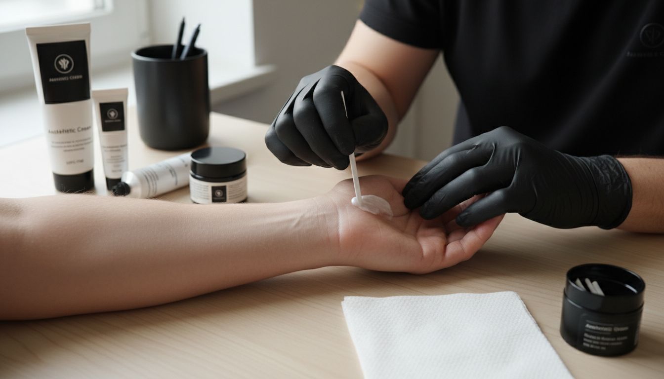 aplikace anestetického krému