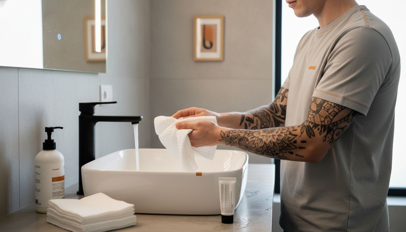 Tattoo Pflege Anwendung