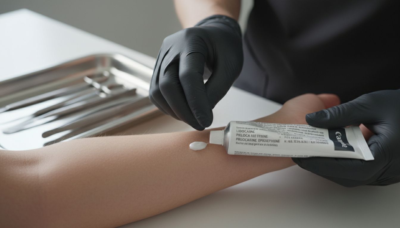 aplikácia anestetického krému