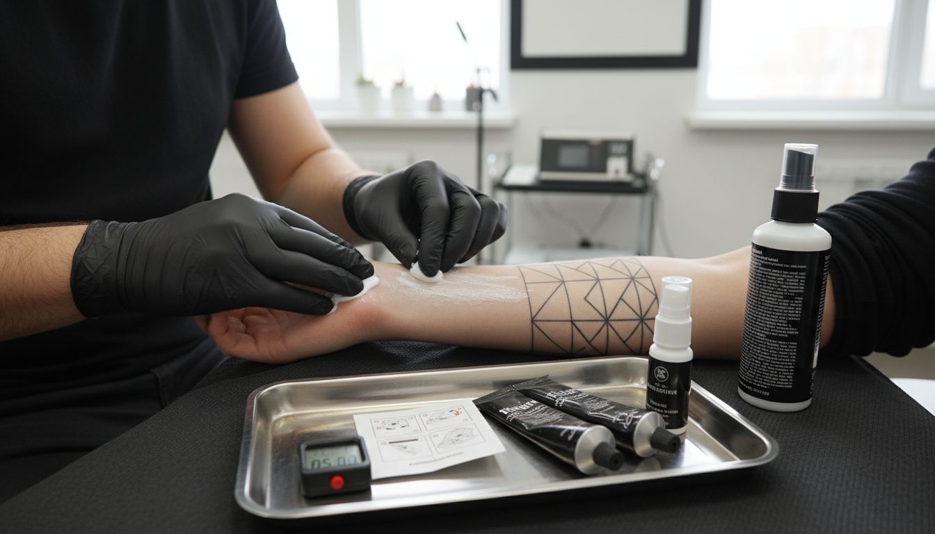 numbing cream application