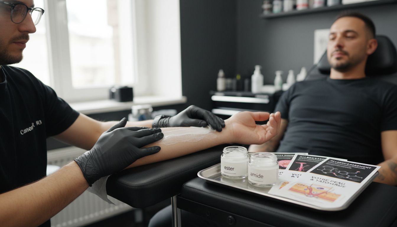 application crème anesthésiante