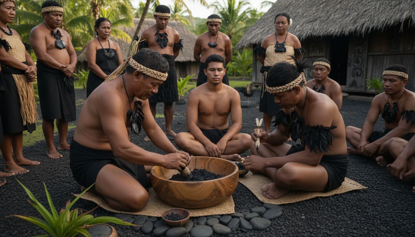 polynéské tetování historie