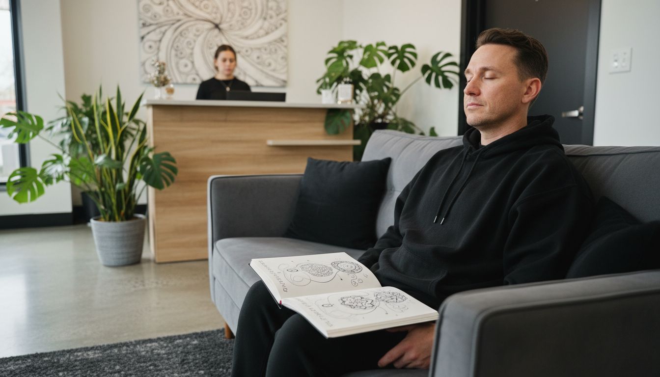 relaks w studiu tatuażu