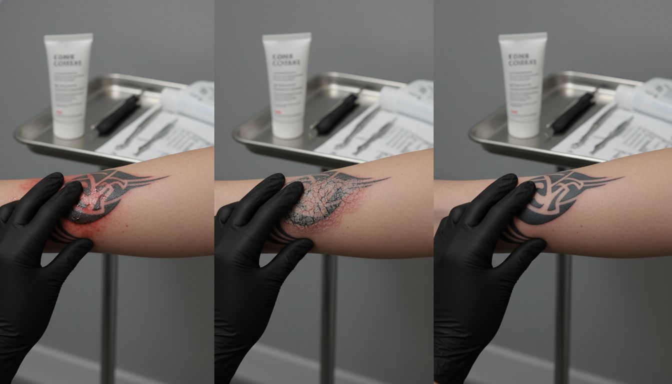 tetoválás gyógyulás fázisai