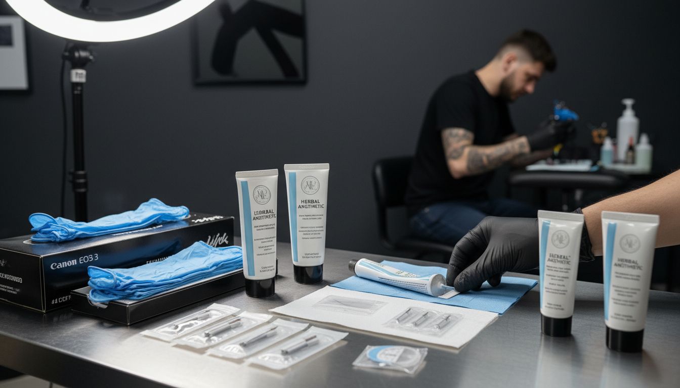 υλικά προετοιμασίας τατουάζ