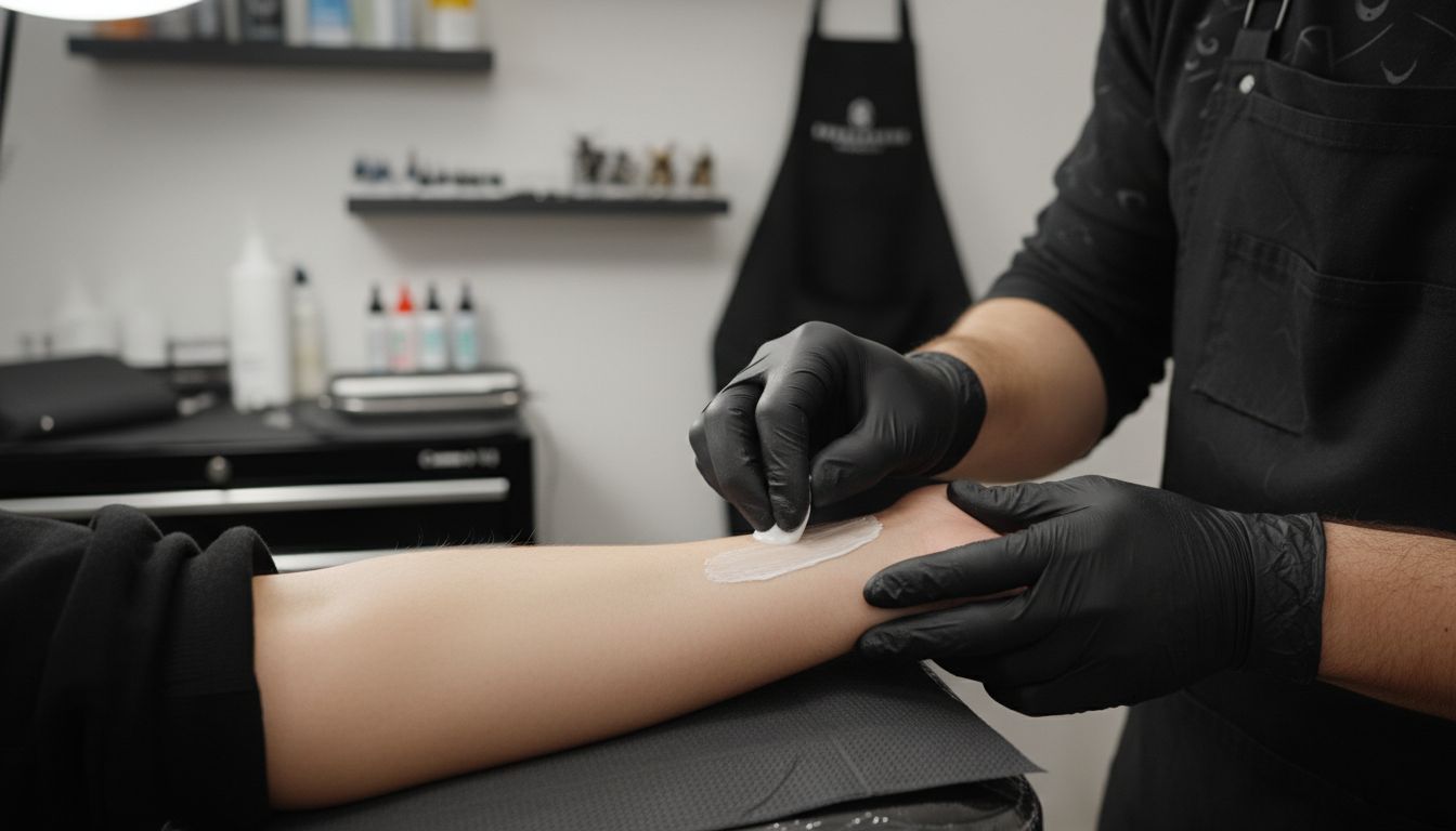 подготовка кожа татуировка