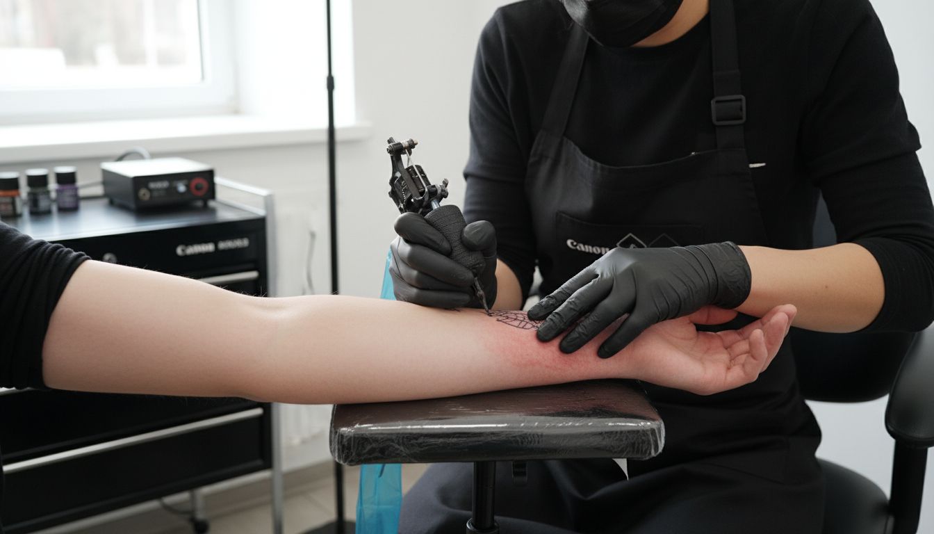 peau normale sensible tatouage