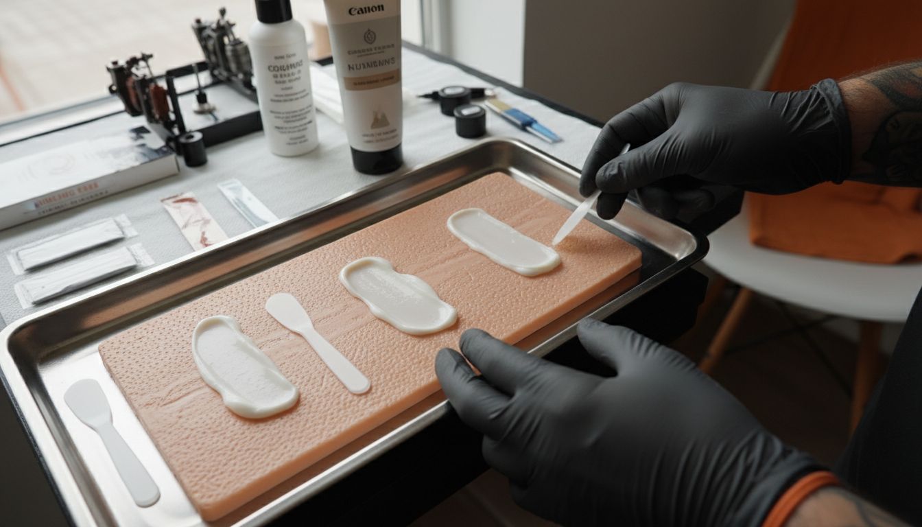 Tattoo Betäubungscremes Anwendung