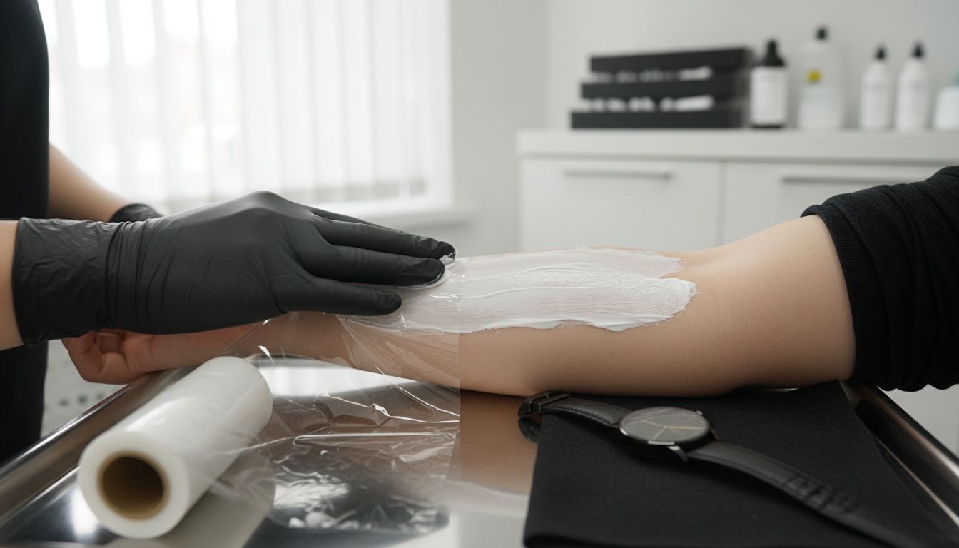 application crème anesthésiante