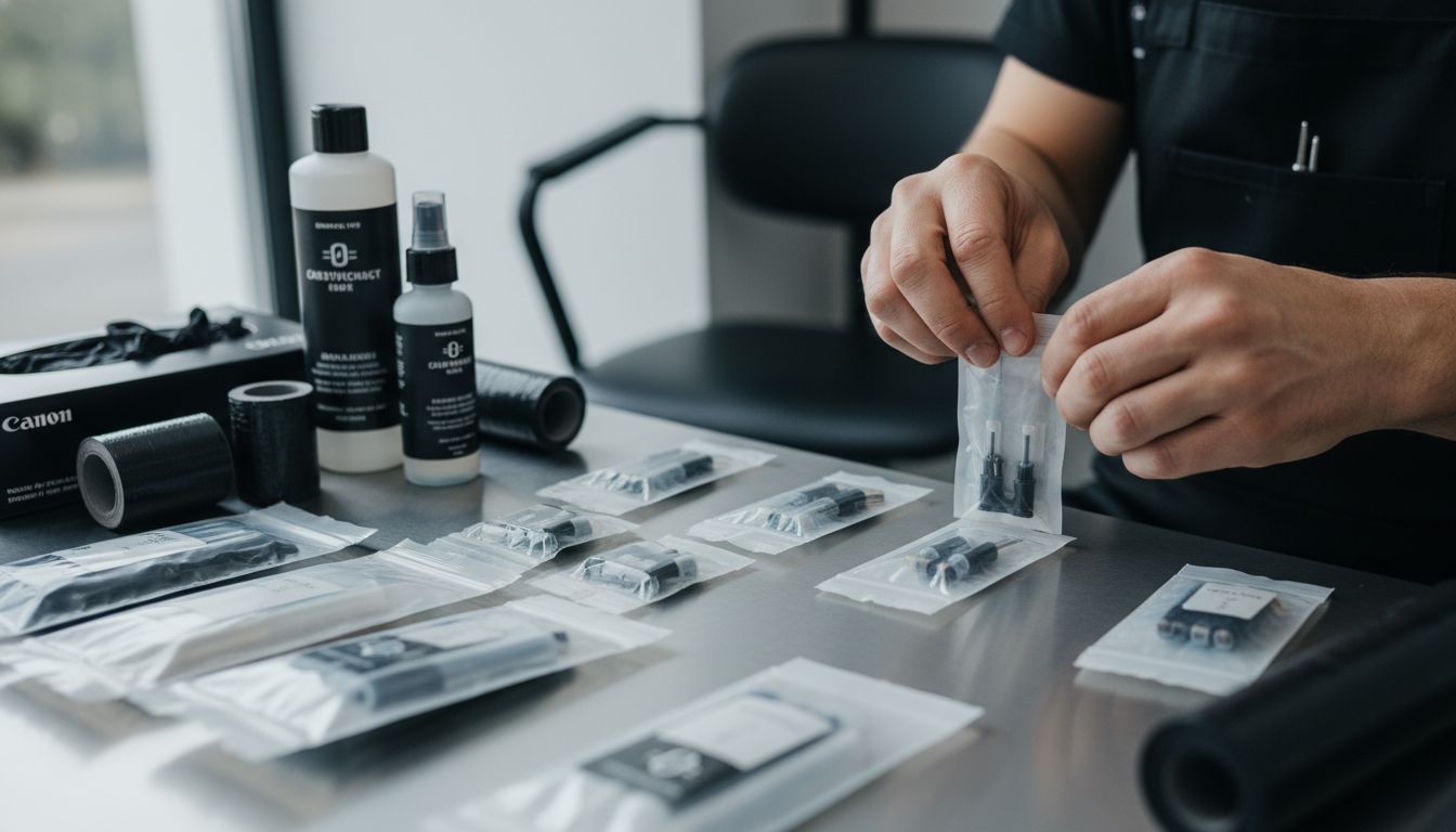 sterilní nástroje tetování