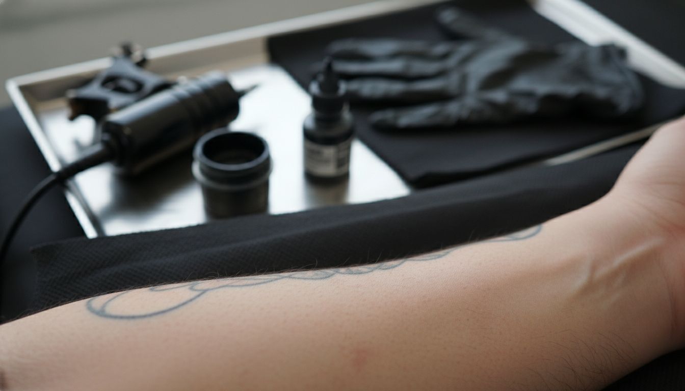 macro pelle tatuaggio