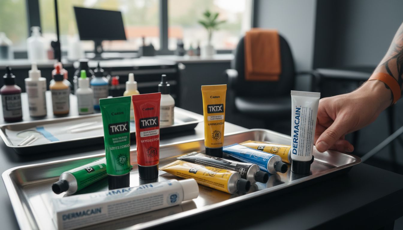 Tattoo Creme Auswahl