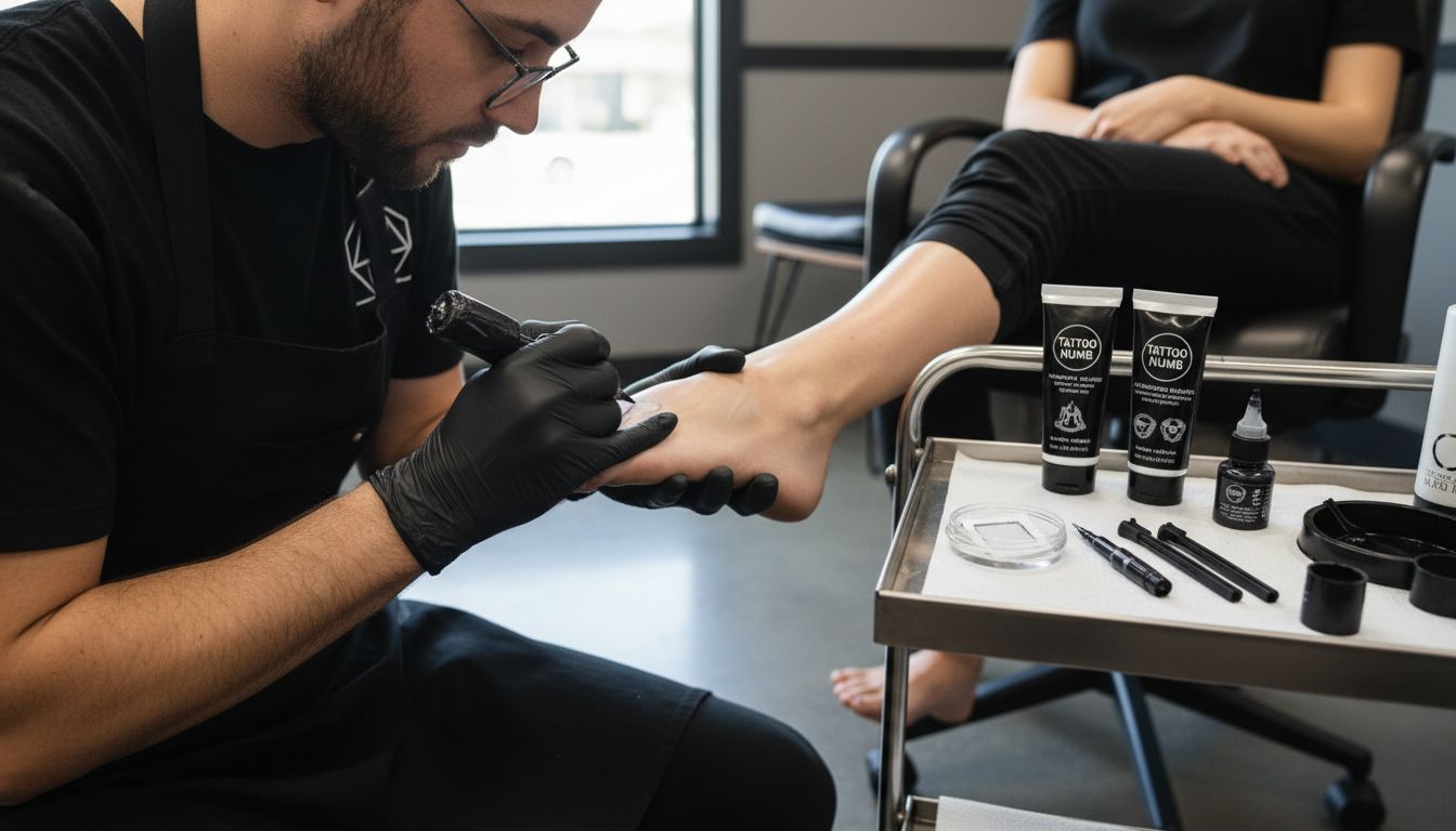 tetovanie členok detail