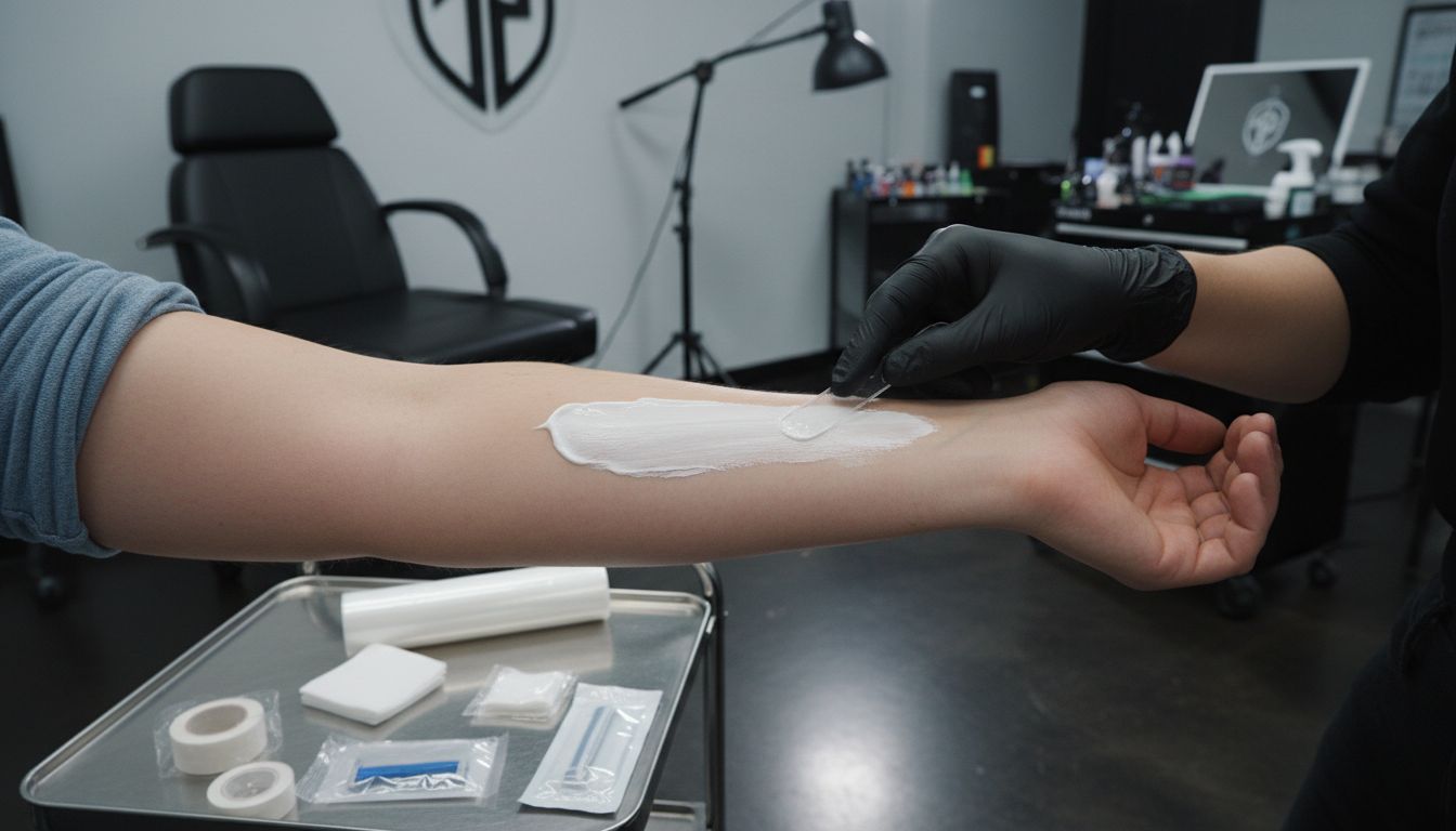 application crème anesthésiante