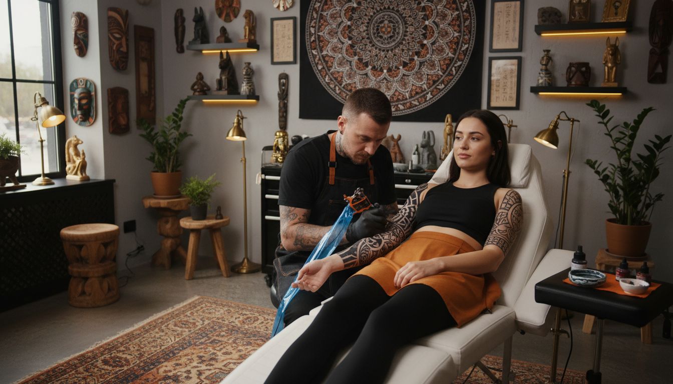 professionelles tattoo studio