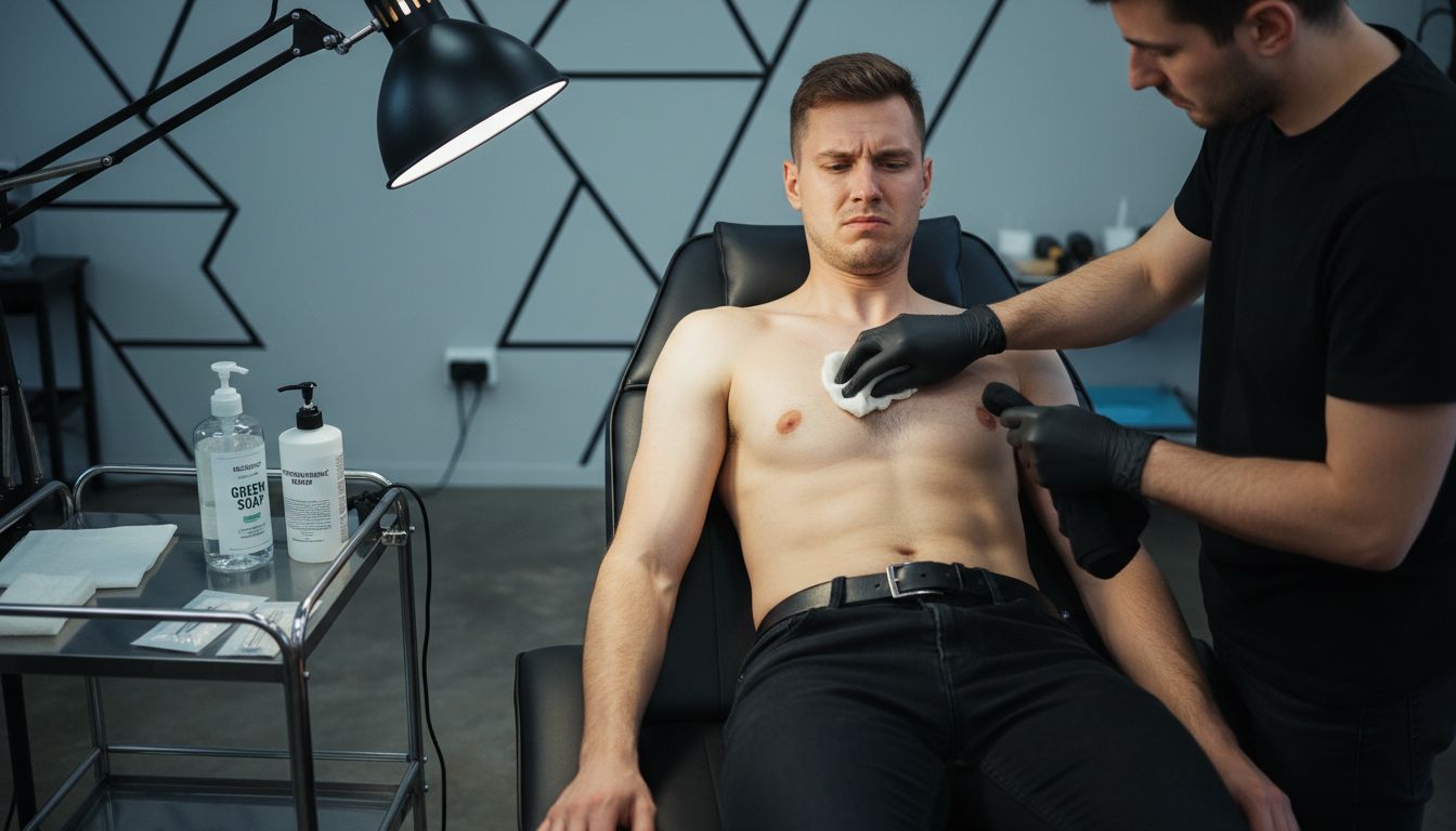 příprava pokožky tetování