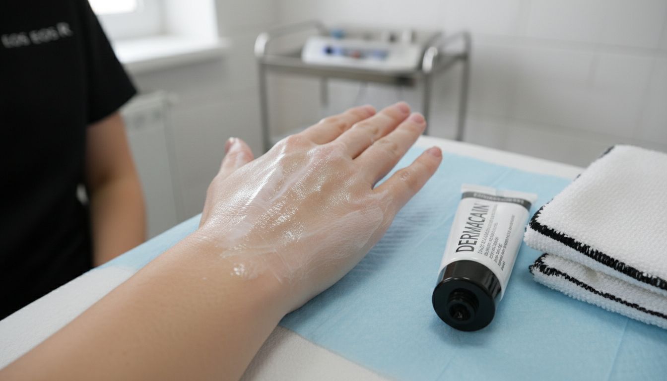 aplikácia anestetického krému