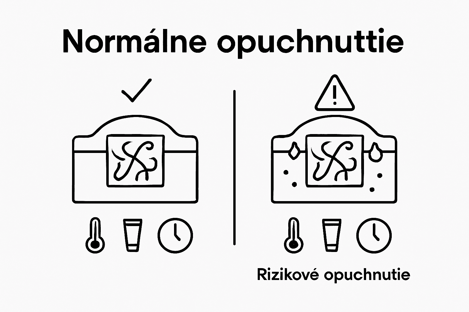 Prehľadná infografika: Ako rozpoznať bežné opuchy tetovania od tých, ktoré signalizujú problém