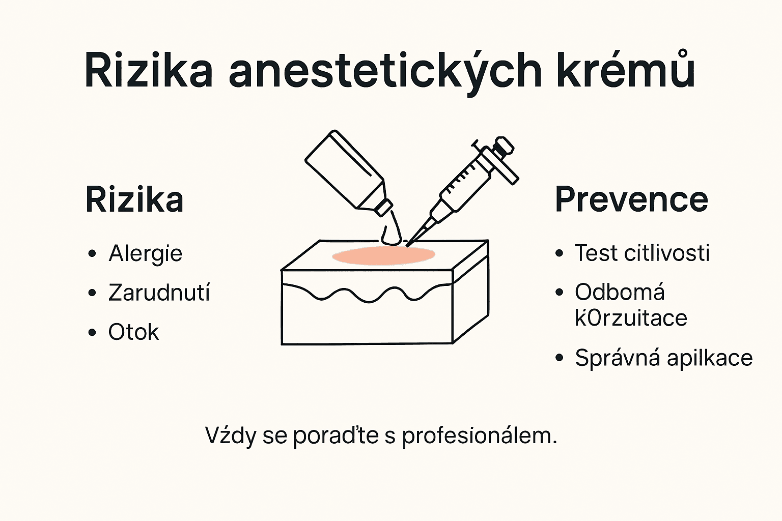 Infografika: Na co si dát pozor při používání krémů a jak předejít možným problémům