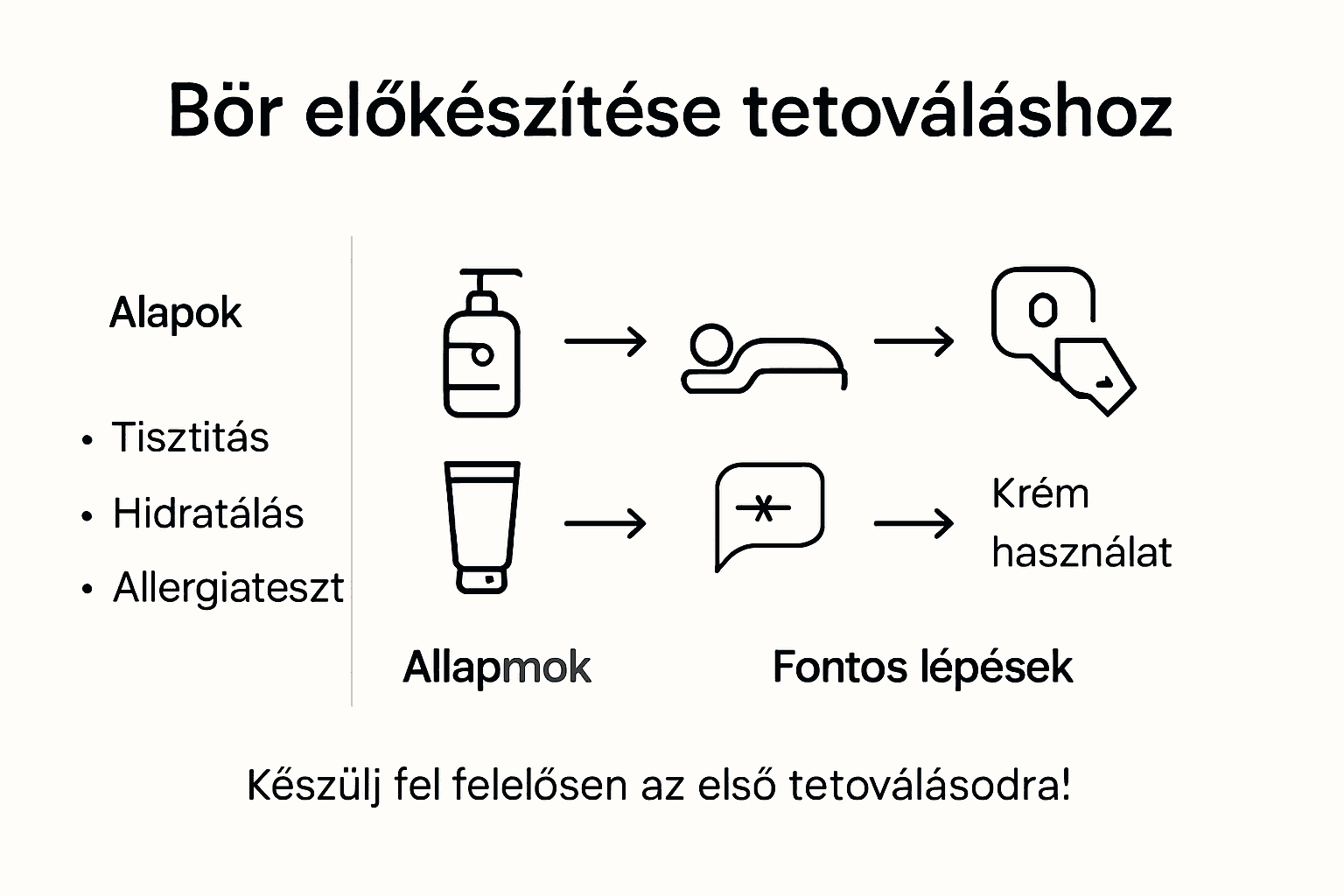 Infografika: a tetoválásápolás legfontosabb alapjai egy helyen