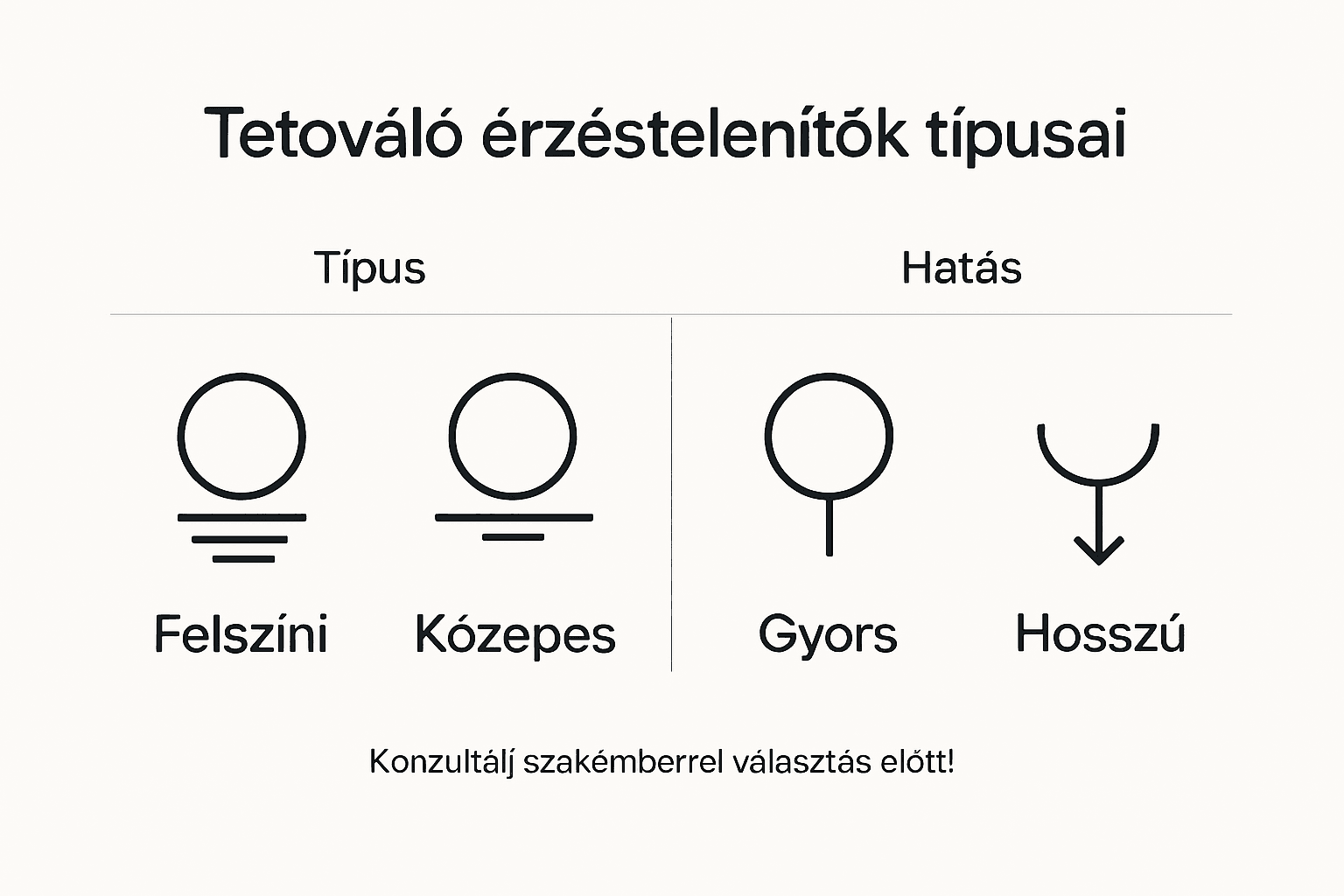 Infografika a leggyakoribb tetoválás előtti érzéstelenítő krémekről