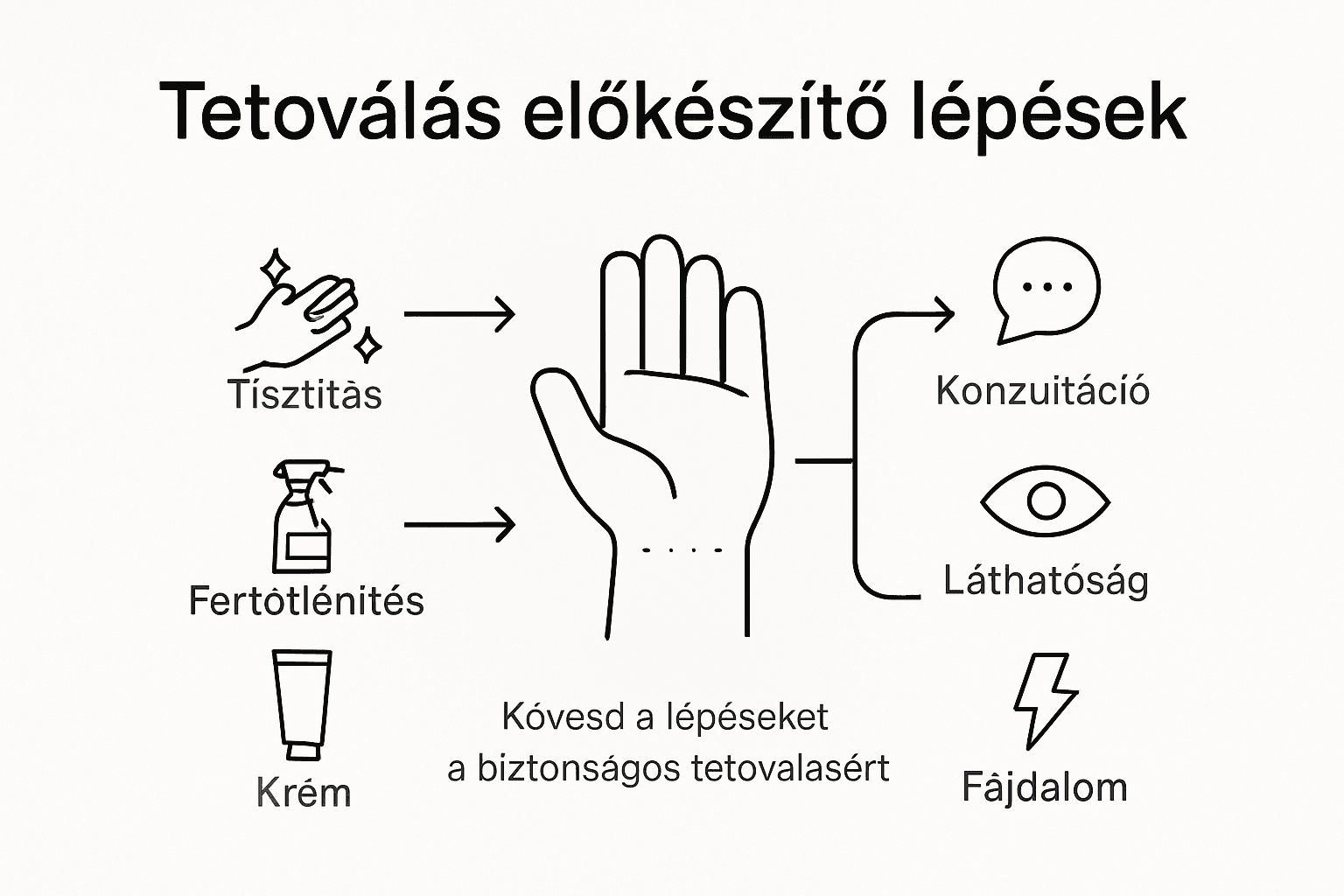Infografika: így készülj fel a tetoválásra lépésről lépésre