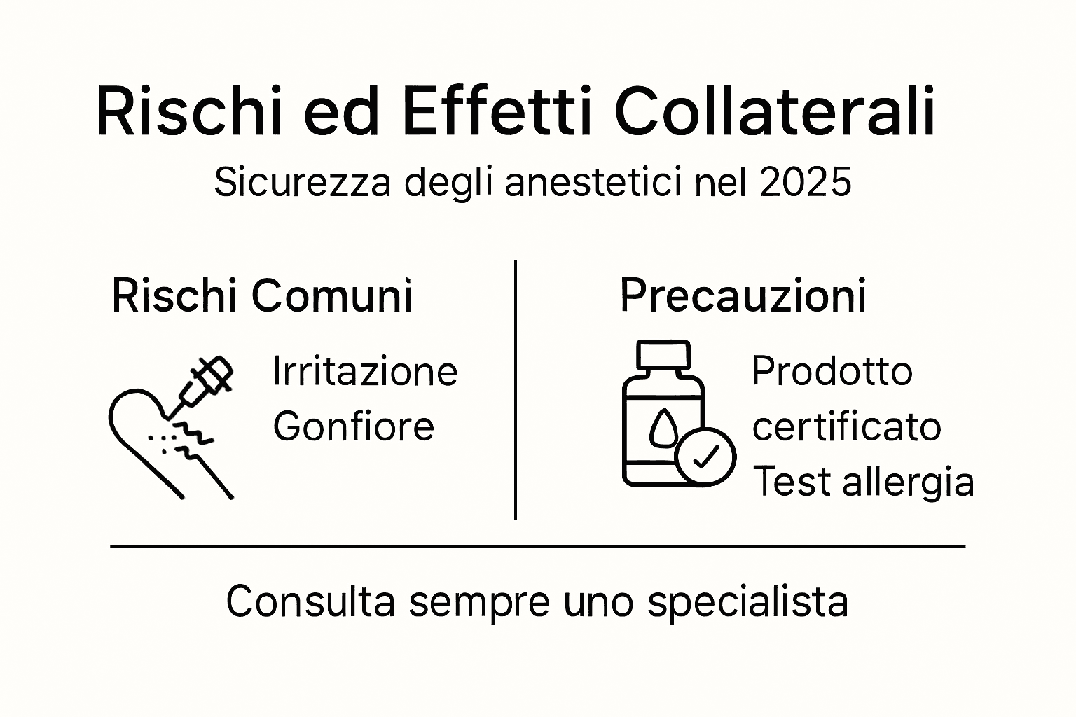 Guida illustrata: tutto quello che devi sapere su rischi e precauzioni degli anestetici per tatuaggi