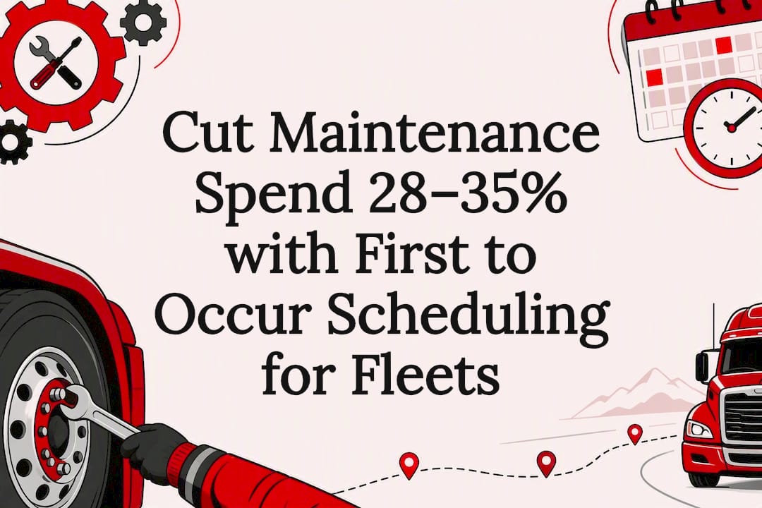 Fleet maintenance scheduling title card