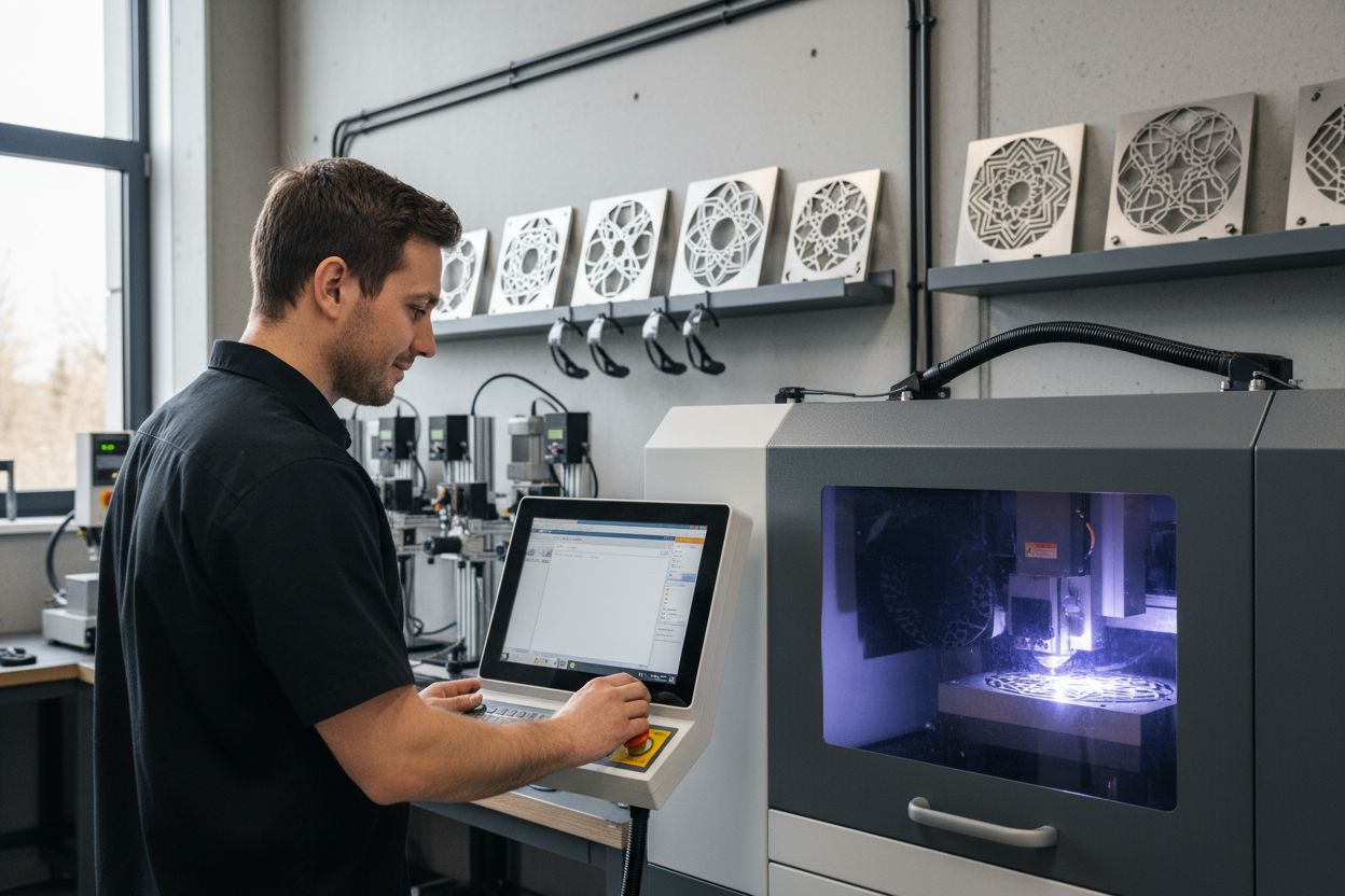 Lasergravur industriell Detail