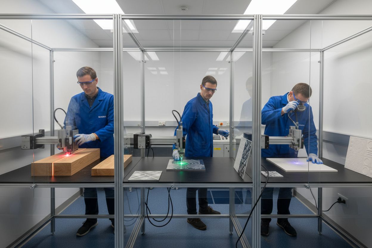 verschiedene Lasermaschinen