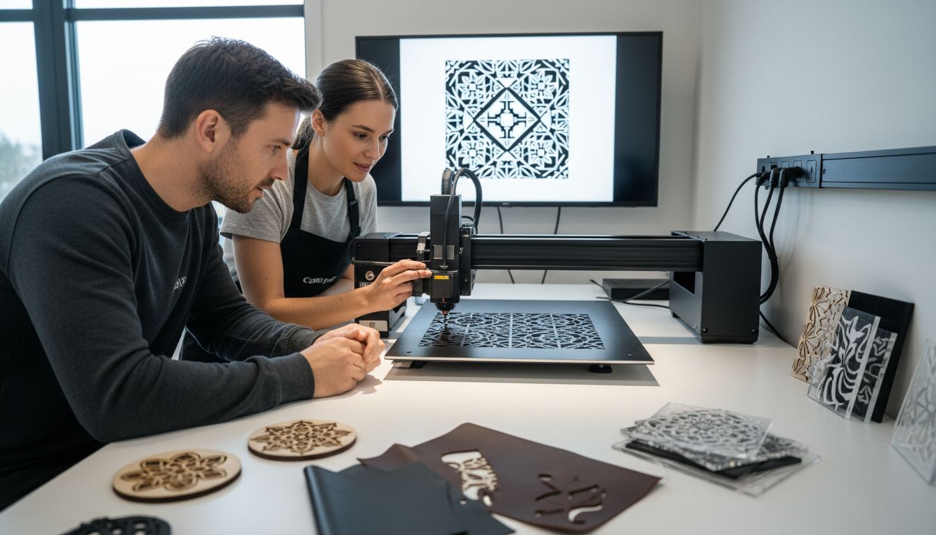 Laseranwendung Design gravieren