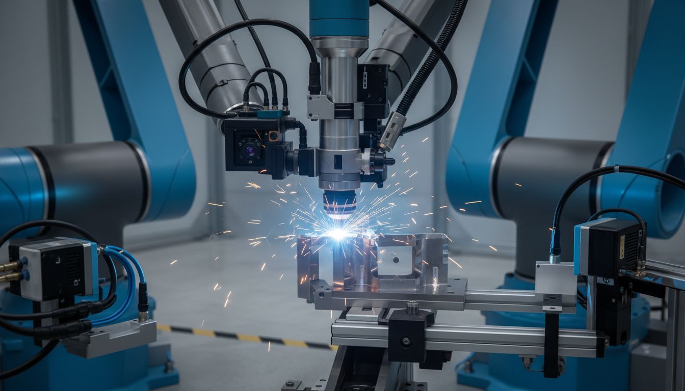 Laserschweißen Automatisierung Industrie