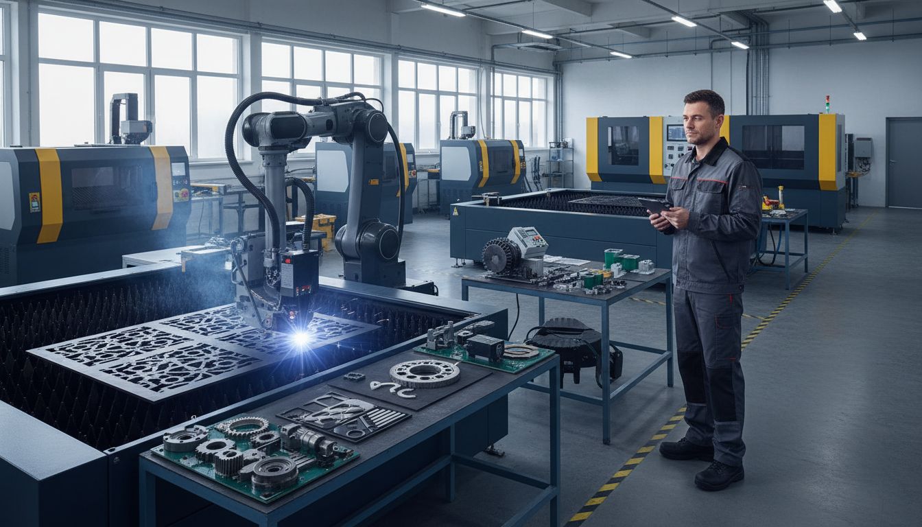 Laserschneidanlage Fertigung