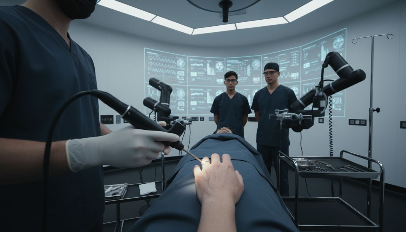 medizinische Laseranwendung OP