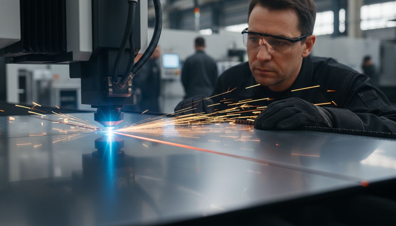 Laserschneiden Metall Detail