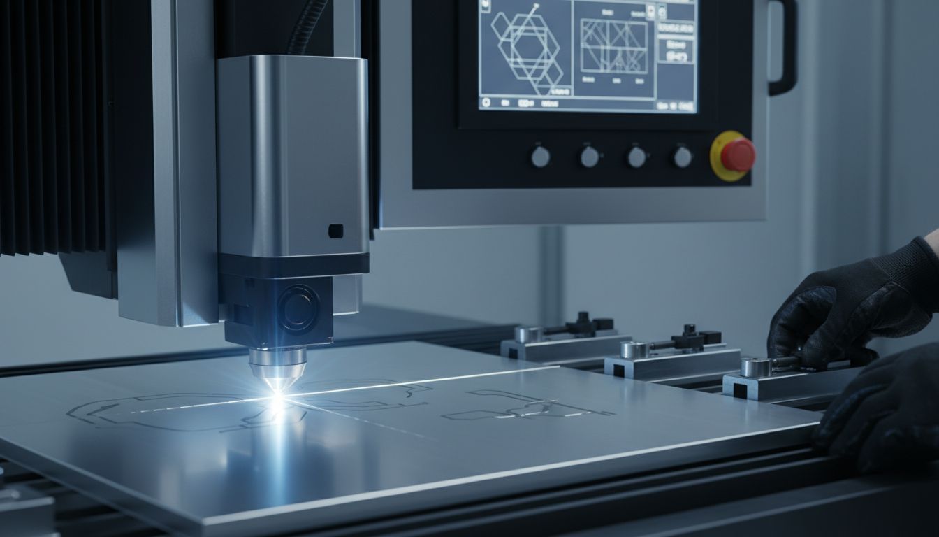 CNC-Laser Nahaufnahme