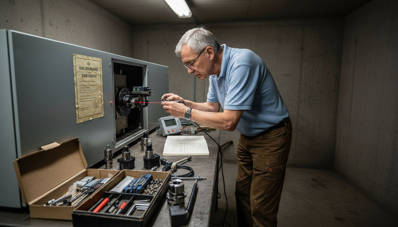 Präzise Laserqualitätsprüfung durch einen erfahrenen Ingenieur