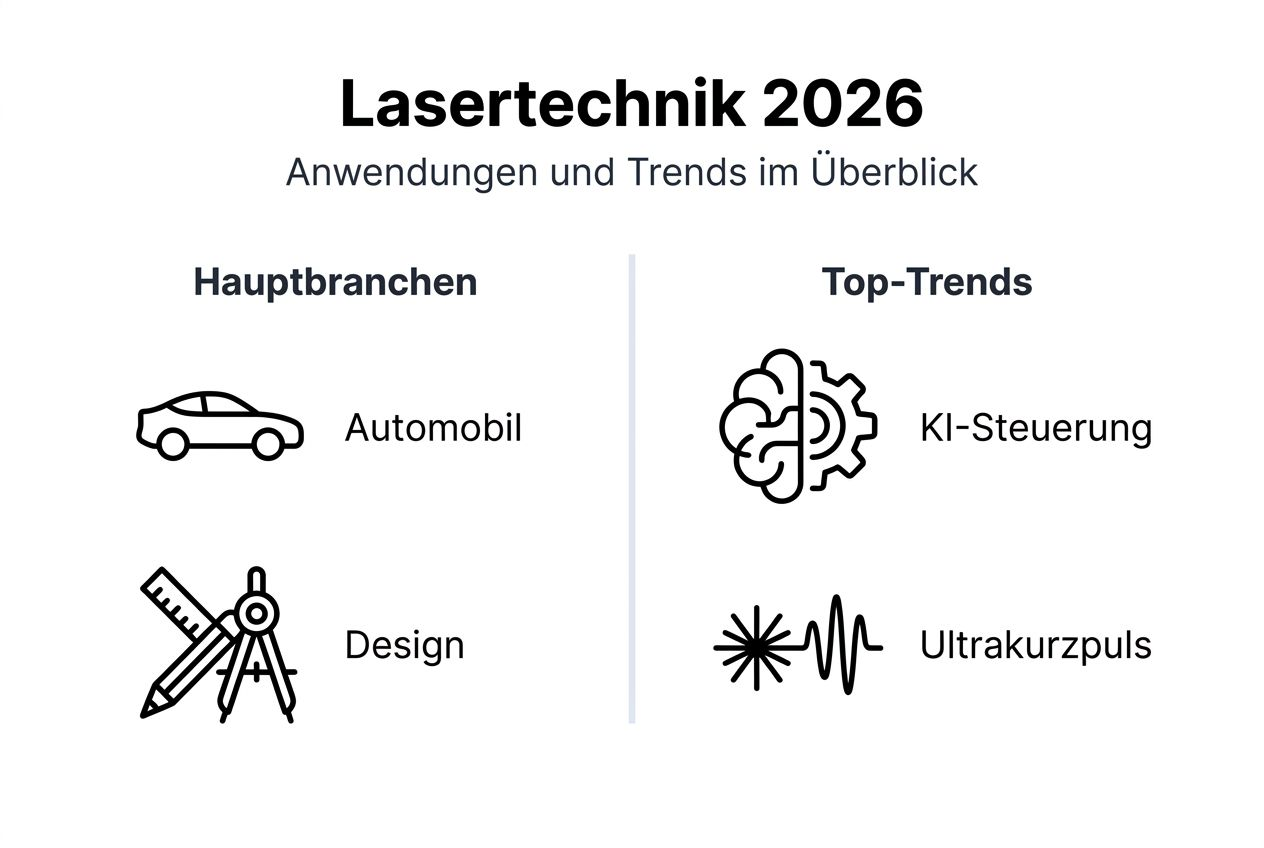 Lasertechnik 2026: Branchenüberblick und Zukunftstrends auf einen Blick